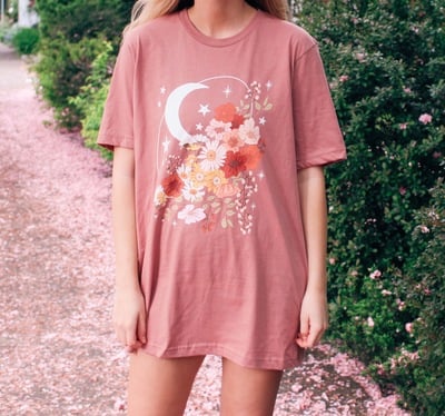 Floral Twilight Tee