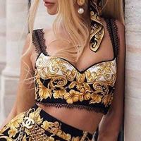 Women'S Printed Two-Piece Suit - Thumbnail 1