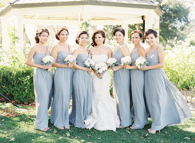 Pretty Simple One Shoulder Long Chiffon Bridesmaid Dresses