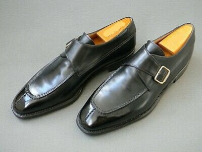 New Style Handmade Men's Black Monk Shoes Collection