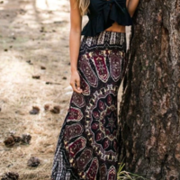 Women'S Fashion Printed Skirts - Thumbnail 2