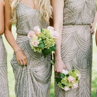 Spaghetti Straps Long Bridesmaid Dresses for Wedding Party - Thumbnail 1