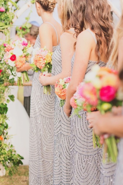 Spaghetti Straps Long Bridesmaid Dresses for Wedding Party