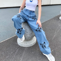 Free Shipping-BLACK BUTTERFLY JEANS  - Thumbnail 1