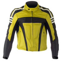 Men Multi Colors Motor Biker Custom Genuine Cowhide Leather Safety Pads Jacket - Thumbnail 4