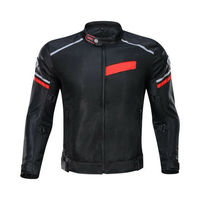 Men Black Motorcycle Tab Collar Front Zipper Genuine Leather Safety Pads jacket - Thumbnail 1