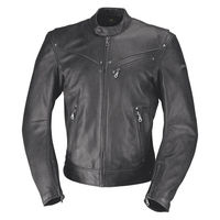 Handmade Men Gray Motor Bike Front Zipper Genuine Leather Safety Pads jacket - Thumbnail 4