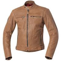 Made To Order Men Beige Color Motorbike Front Zipper Real Genuine Leather Jacket - Thumbnail 4