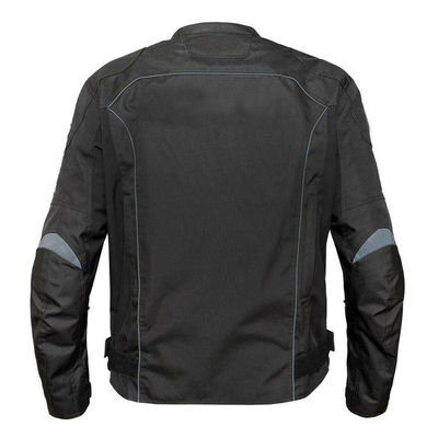 Made To Order Men Black Motor Biker Real Genuine Leather Safety Pads Jacket