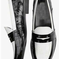 Handmade Men Two Tone Moccasins Dress Business Shoes, Real Leather Office Shoes - Thumbnail 1