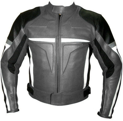 Customized Men Multi Colors Motor Bike Genuine Real Leather Safety Pads Jacket