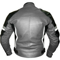 Customized Men Multi Colors Motor Bike Genuine Real Leather Safety Pads Jacket - Thumbnail 1