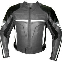 Customized Men Multi Colors Motor Bike Genuine Real Leather Safety Pads Jacket - Thumbnail 4