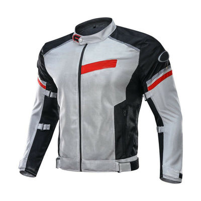 Custom Men Black White Cont Motorcycle Cowhide Genuine Leather Safety Pad jacket