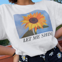 Free Shipping-"LET ME SHINE" TEE - Thumbnail 2