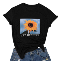 Free Shipping-"LET ME SHINE" TEE - Thumbnail 4