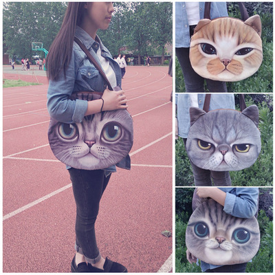 Harajuku new cat crossbody bag