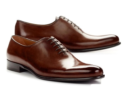 Men's Handmade Brown Leather Shoes, Men Pointed Toe Formal Dress Shoes