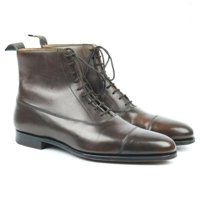 Men's Brown boots,Men's Lace Up leather boots,formal boot