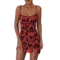 Sling Sexy Mini Sleeveless Dress - Thumbnail 1