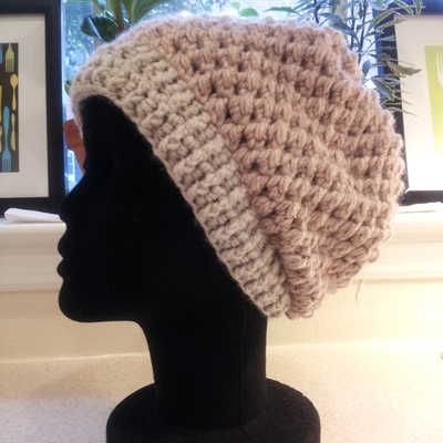 Crochet chunky winter hat