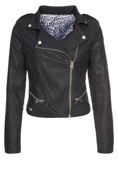 Customize Black Women Jacket Brando Front Zipper Genuine Leather Handmade