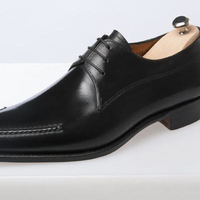  new decent men's black boat handmade formal lace up leather shoes