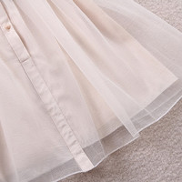 Sweet Bow Belt Sleeveless Dress - Thumbnail 4