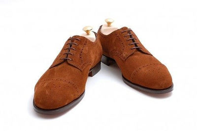 Decent Handmade Brown CapToe Lace Up Formal Shoes