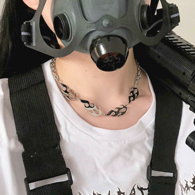 Free shipping-"flame" necklace - Thumbnail 4