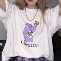 Free Shipping-"COCAINE" CARE BEAR TEE - Thumbnail 1