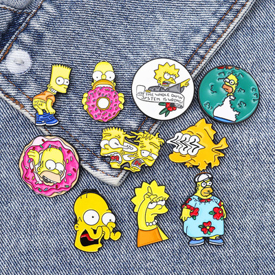 Free Shipping-THE SIMPSONS PINS