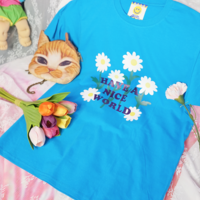 "HAVE A NICE WORLD" T SHIRT - Thumbnail 1