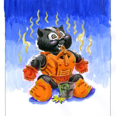 Stink cory / odious otis color rough - disasters of the universe 2016 - Thumbnail 4