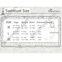 Wade Summer Mermaid Swimsuit ,Sexy Suit Swimsuit with Fins Split New 3 Piece - Thumbnail 4