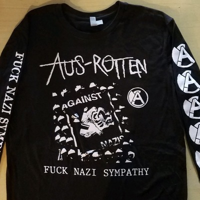 Aus rotten "fuck nazi sympathy" long-sleeve shirt 