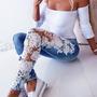 Design Sexy Lace Jeans-1