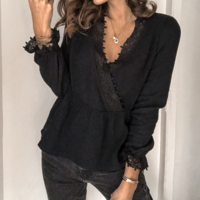 Sweet Slim Women's Long Sleeve Shirt - Thumbnail 4