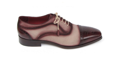 Men’s New Handmade Suede Calfskin Cap Toe Brogues / Beige Shoes