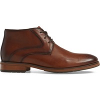 Handmade Men’s Brown charming chukka boot features sleek full-grain leather and a cushioned footbed - Thumbnail 1