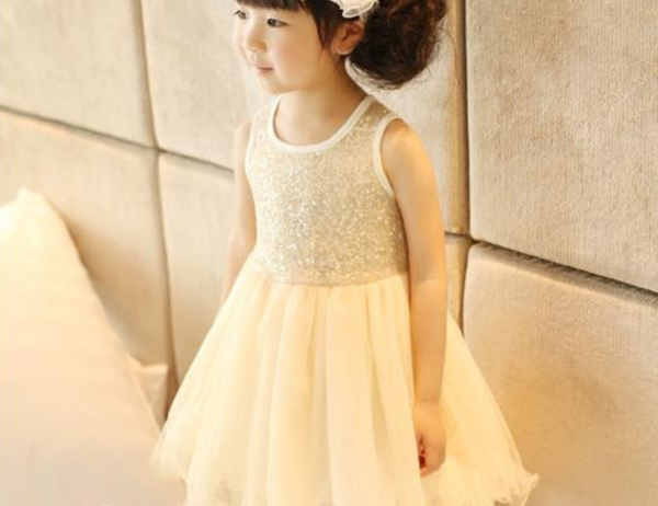 PINK (not cream) Sequin Dress