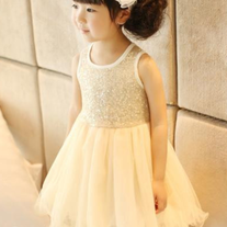 PINK (not cream) Sequin Dress