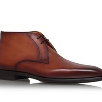 Handmade Brown Boots, Men Chukka Boot, Leather Boots, Ankle Boot - Thumbnail 4