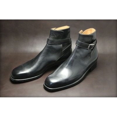 Handmade black jodhpur boots, buckle boot for men, leather boots, boots - Thumbnail 2