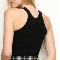 Sexy Retro Sling Knit Vest Tops - Thumbnail 3