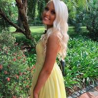 Charming Red/Yellow Appliques Prom Dress, Elegant A Line Homecoming Dress, Prom Dresses - Thumbnail 1