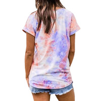 Loose Women'S Short Sleeve T-Shirt Top - Thumbnail 3