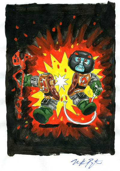 Blasted BILL / CAM A. Kaze Color Rough - Disasters of the Universe 2020