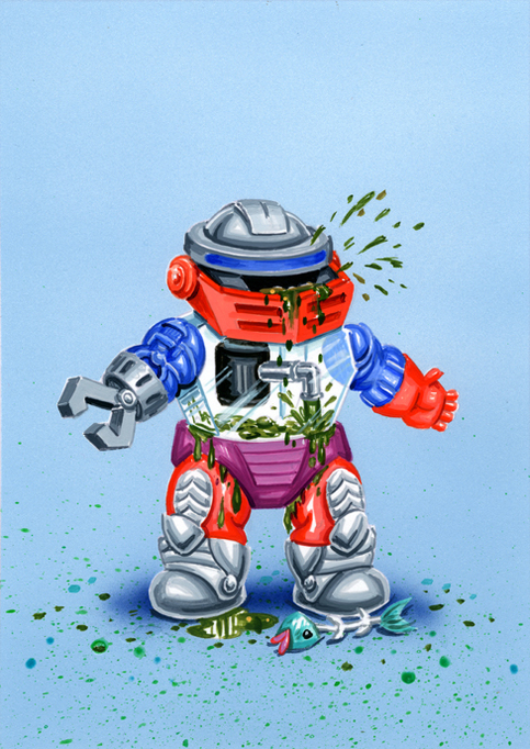 Slobby ROBBY / Garbage Dispose AL Final Art - Disasters of the Universe ...