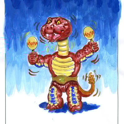 Rat laura / ma rocco color rough - disasters of the universe 2020 - Thumbnail 4